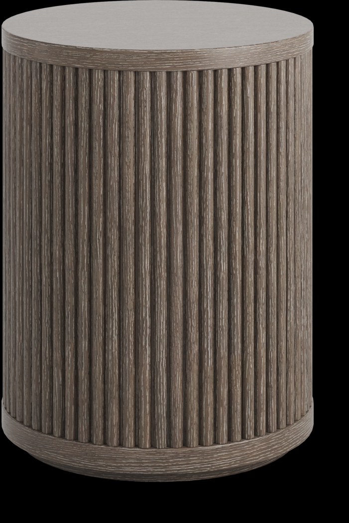 Eastchester Brown Chairside Table - Thumbnail - Image 1