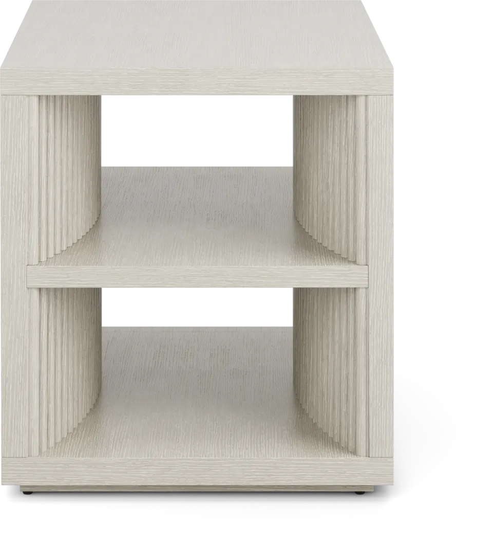 Eastchester White End Table - Thumbnail - Image 2