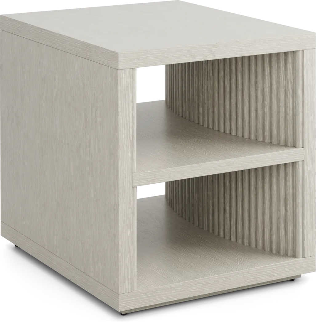 Eastchester White End Table - Thumbnail - Image 1