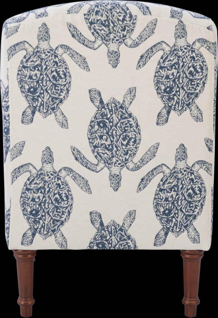 Eastchill Navy Accent Chair - Thumbnail - Image 6