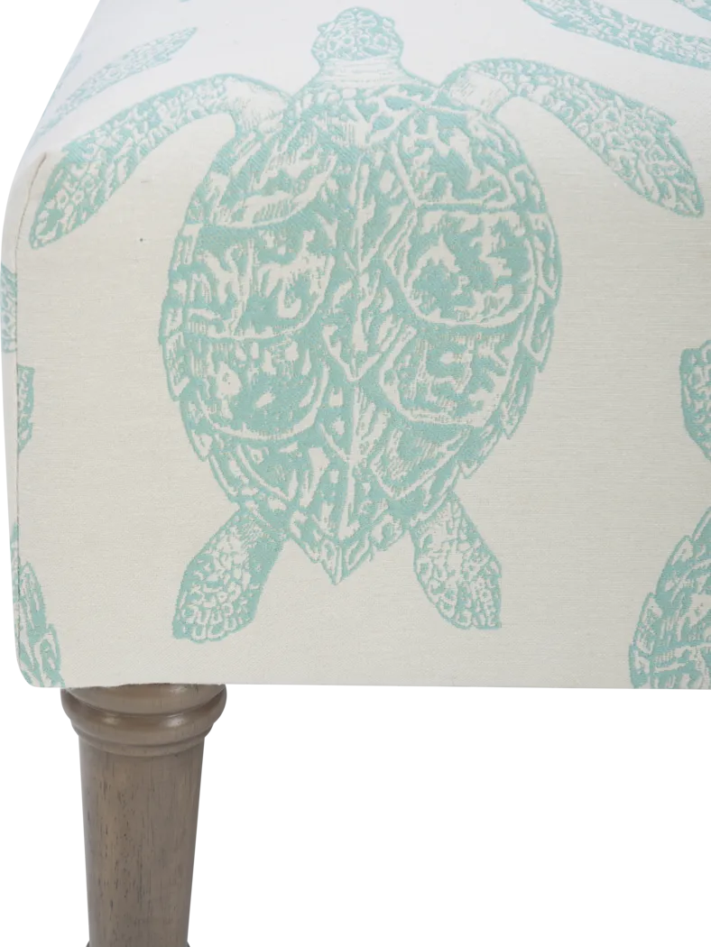Eastchill Teal Accent Chair - Thumbnail - Image 10
