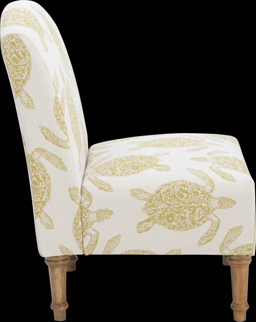 Eastchill Yellow Accent Chair - Thumbnail - Image 4
