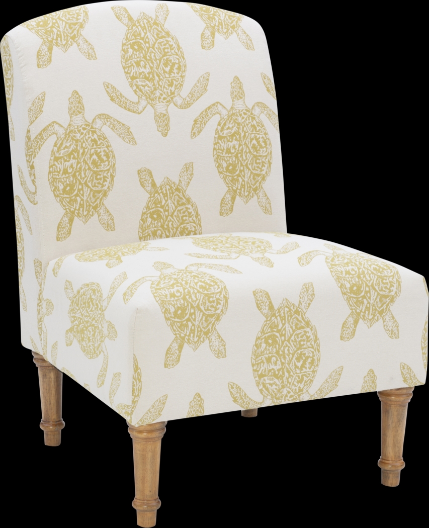 Eastchill Yellow Accent Chair - Thumbnail - Image 1
