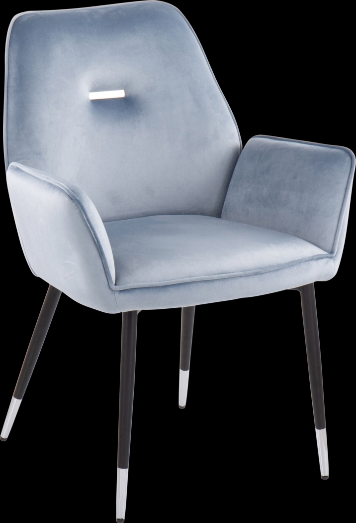 Easterlyn Blue Side Chair, Set of 2 - Thumbnail - Image 2