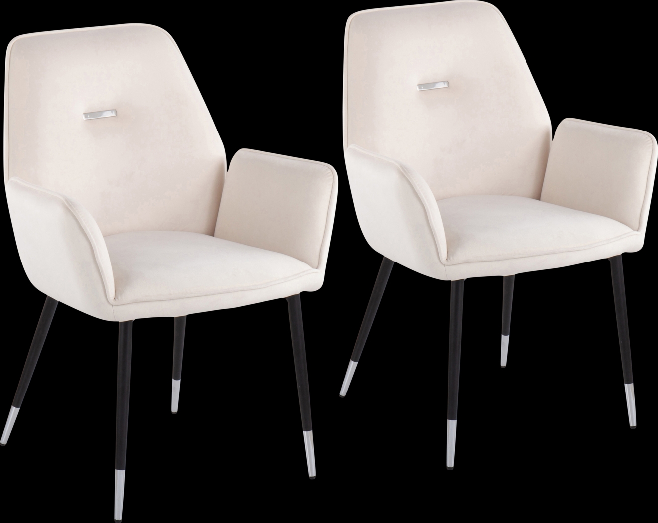 Easterlyn Cream Side Chair, Set of 2 - Thumbnail - Image 1