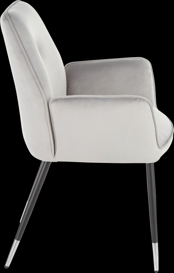 Easterlyn Silver Side Chair, Set of 2 - Thumbnail - Image 3