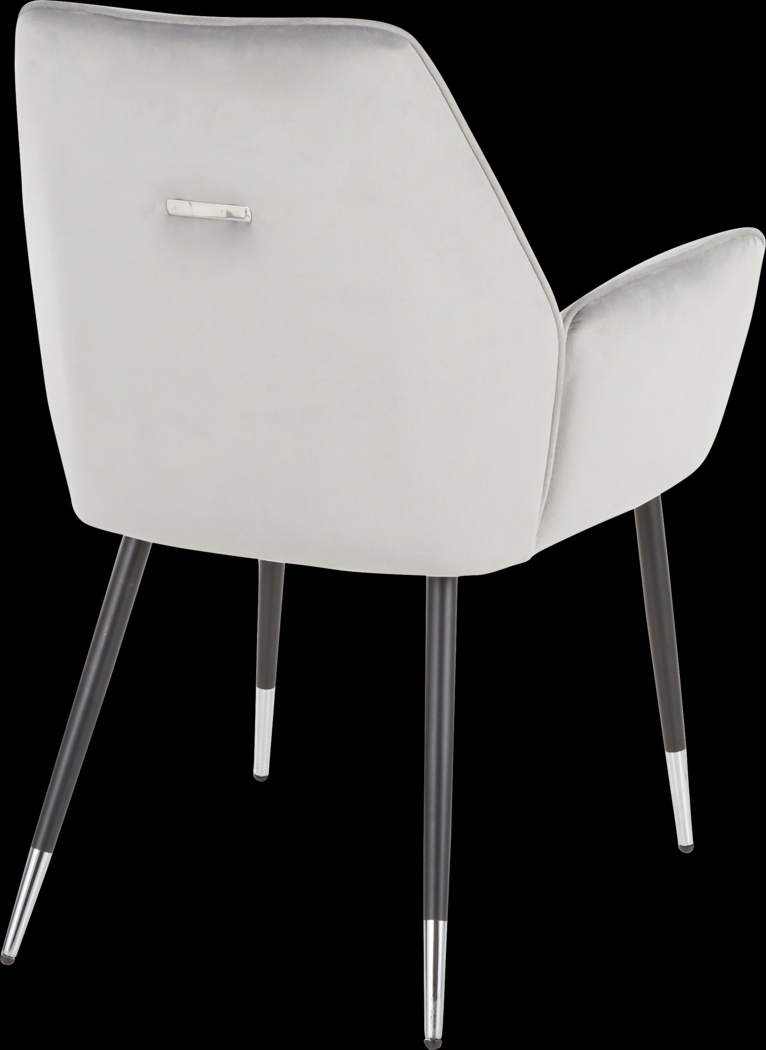 Easterlyn Silver Side Chair, Set of 2 - Thumbnail - Image 4