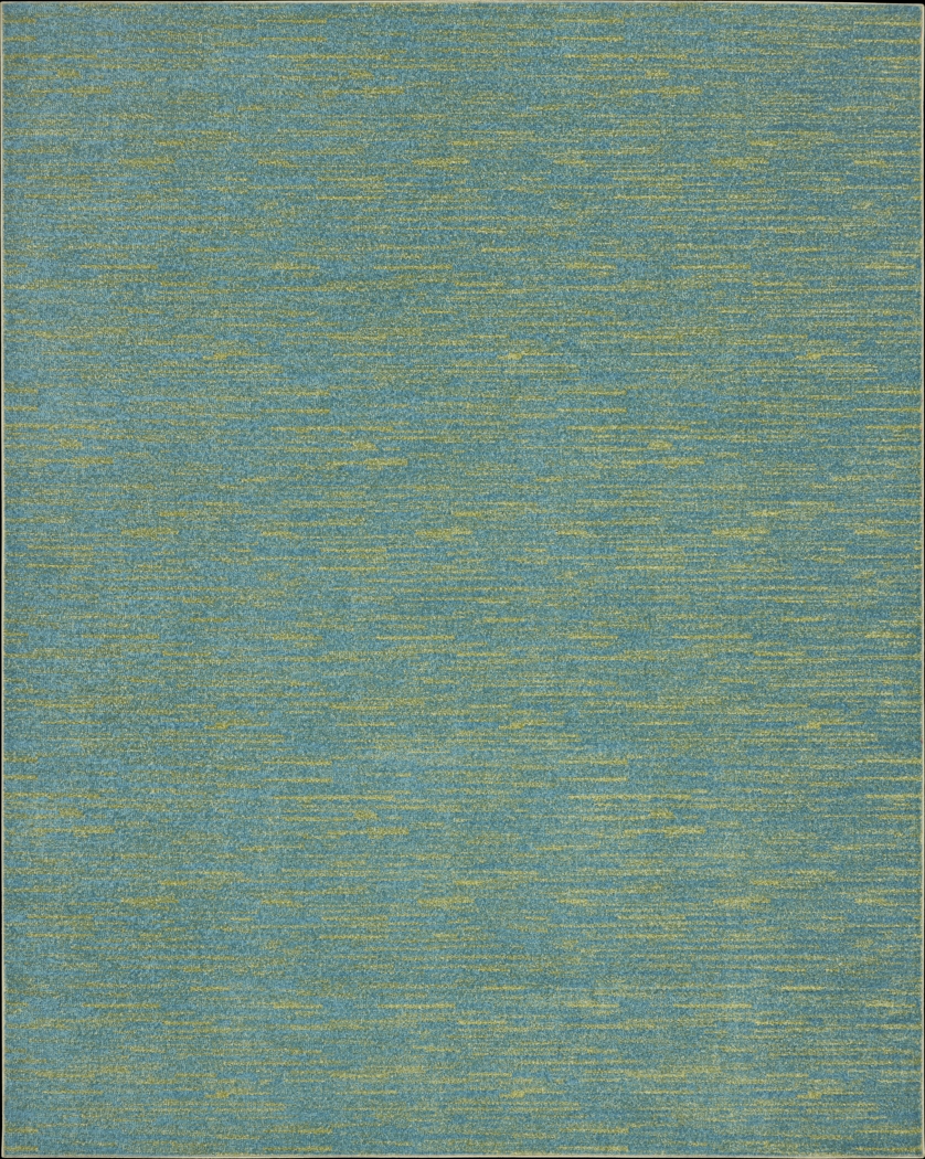 Easthagen Blue/Green 8' x 10' Indoor/Outdoor Rug - Thumbnail - Image 1