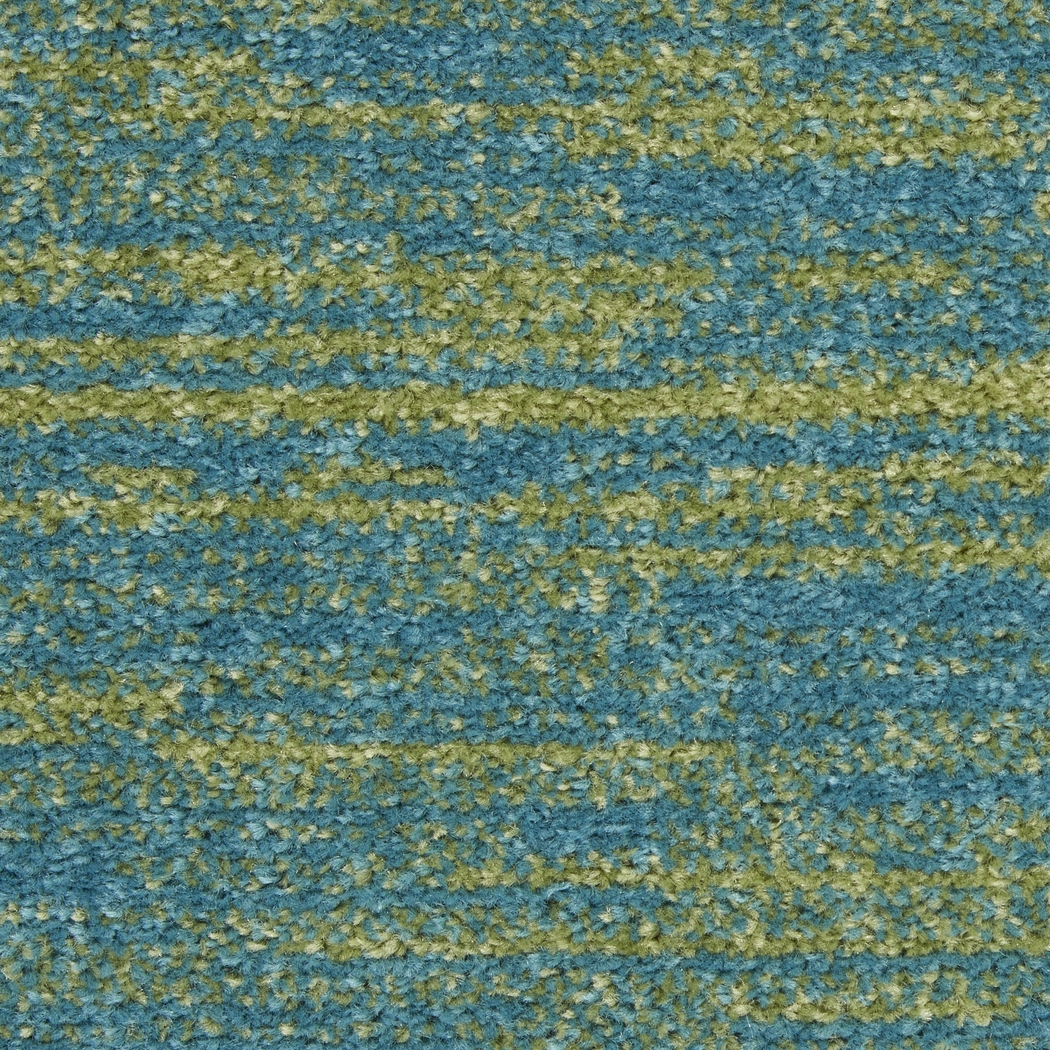 Easthagen Blue/Green 5' x 7' Indoor/Outdoor Rug - Thumbnail - Image 8