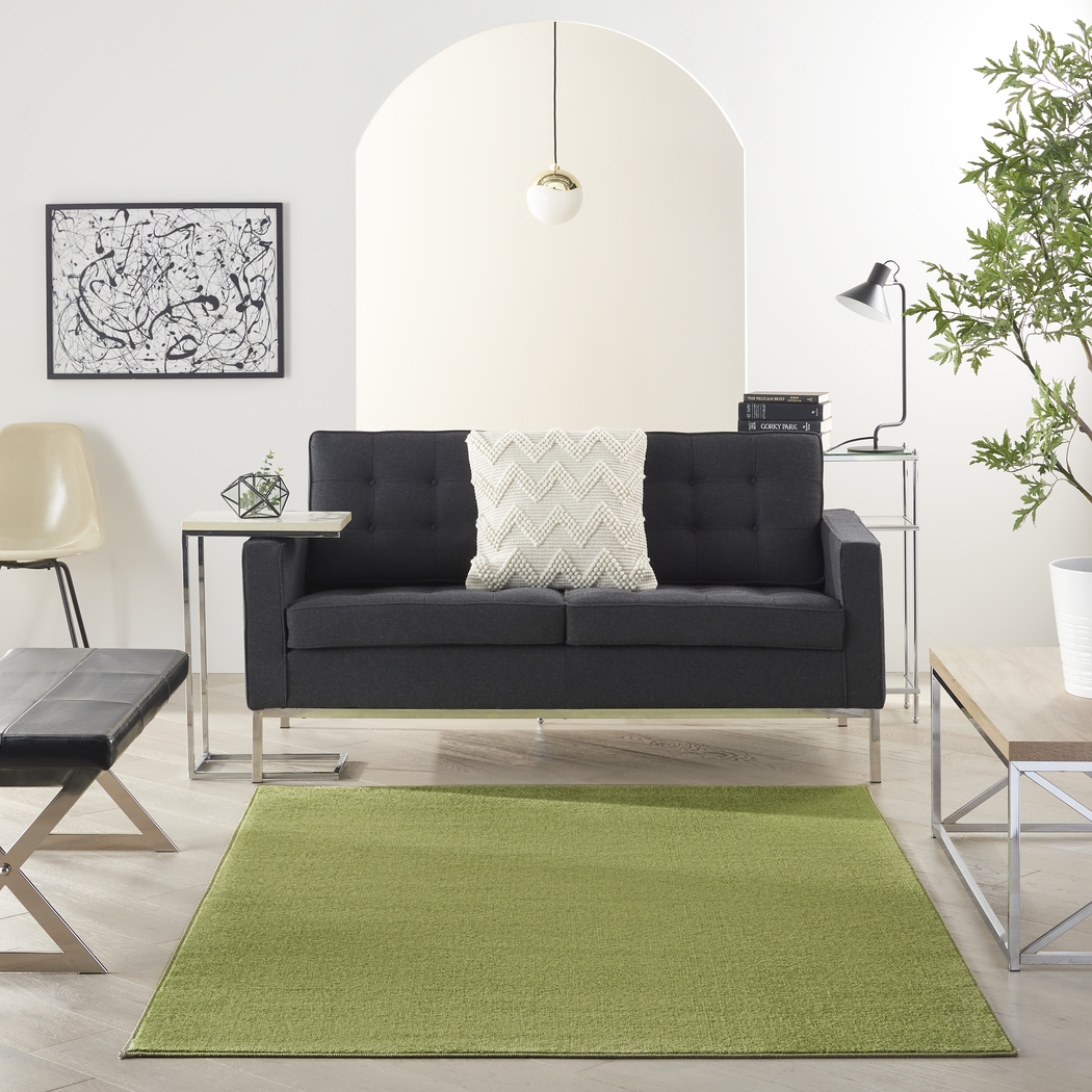 Easthagen Green 5' x 7' Indoor/Outdoor Rug - Thumbnail - Image 3