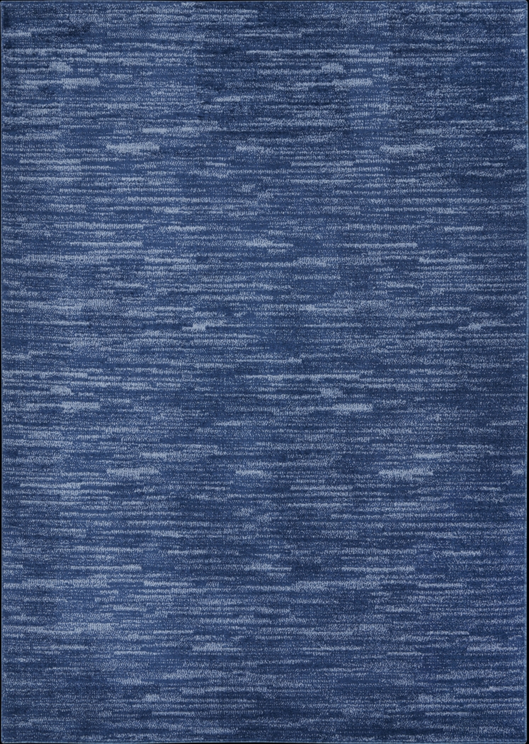 Easthagen Navy Blue 5' x 7' Indoor/Outdoor Rug - Thumbnail - Image 1