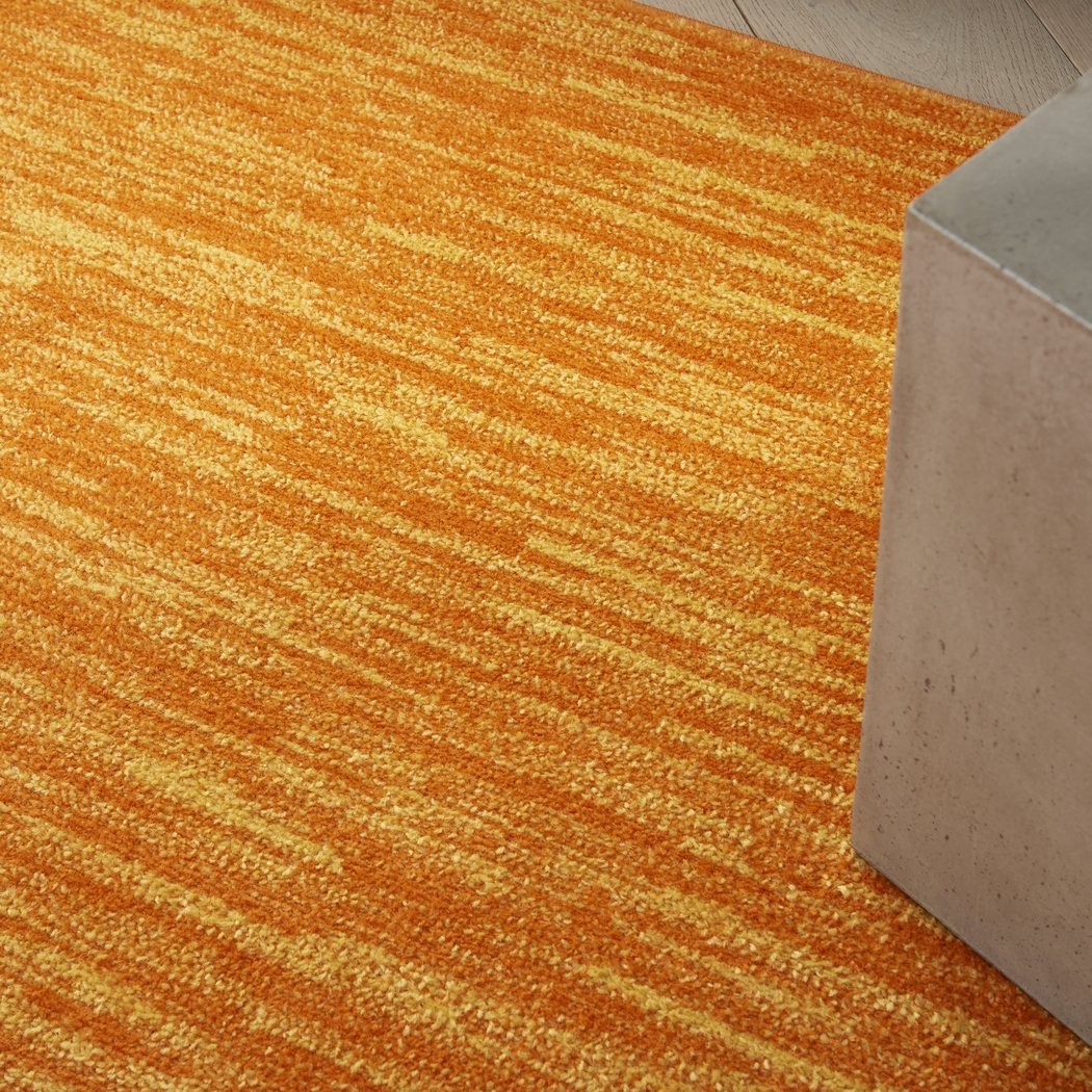 Easthagen Orange 5' x 7' Indoor/Outdoor Rug - Thumbnail - Image 5
