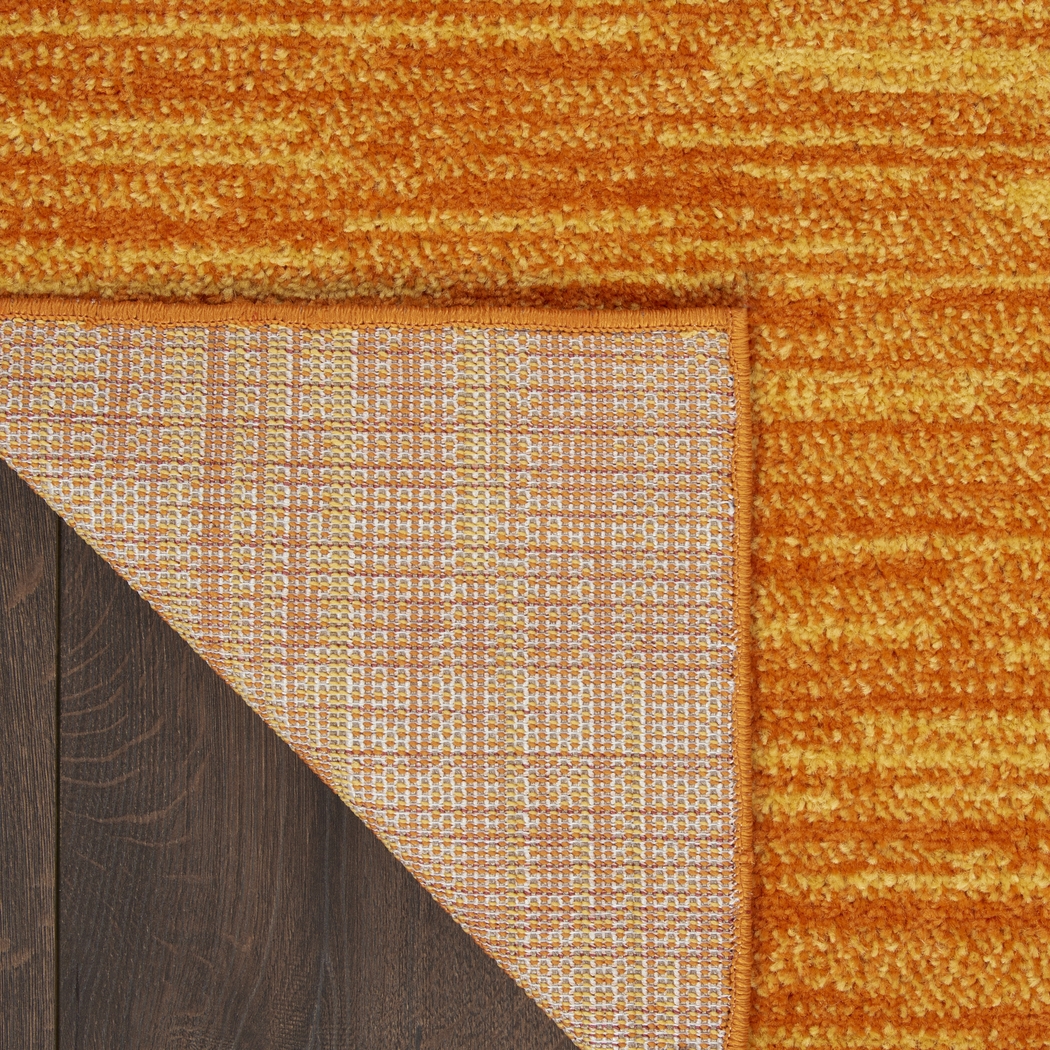 Easthagen Orange 5' x 7' Indoor/Outdoor Rug - Thumbnail - Image 7