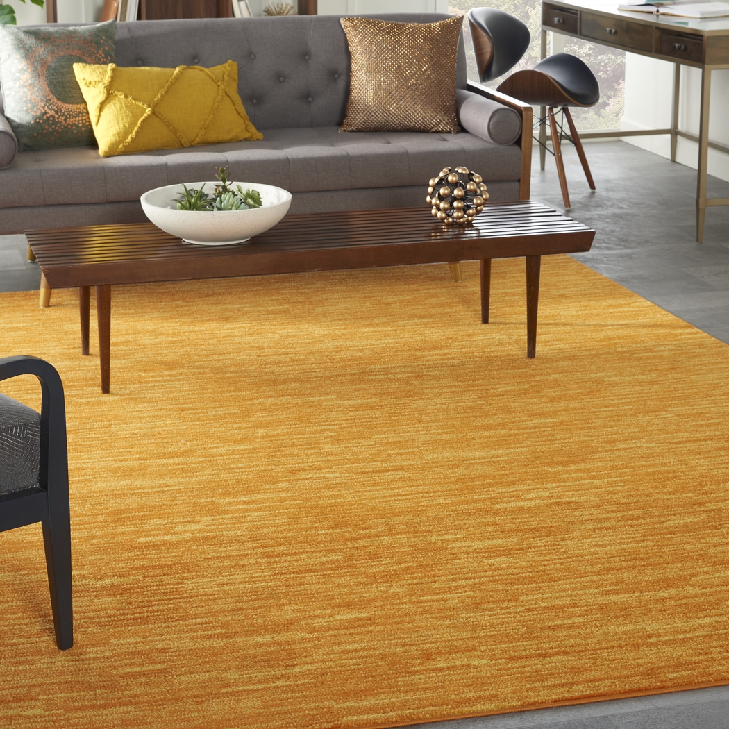 Easthagen Orange 8' x 10' Indoor/Outdoor Rug - Thumbnail - Image 4