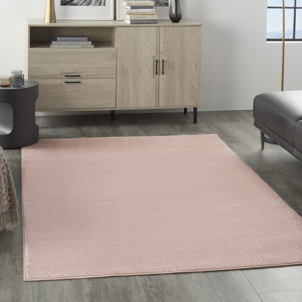 Easthagen Pink 5' x 7' Indoor/Outdoor Rug - Thumbnail - Image 3
