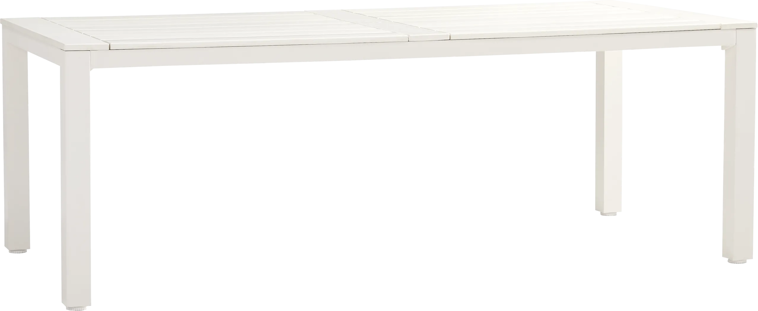 Eastlake White 85 in. Outdoor Dining Table - Thumbnail - Image 1