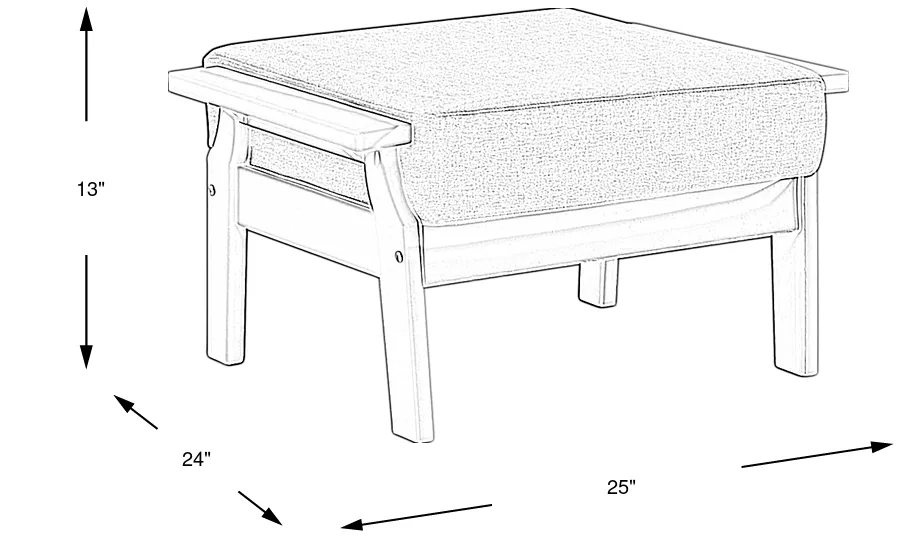Dimension Image. Please refer to the Dimension Tab on this page for dimension details.