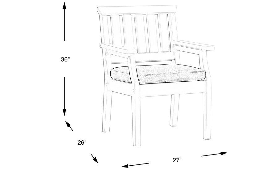 Dimension Image. Please refer to the Dimension Tab on this page for dimension details.