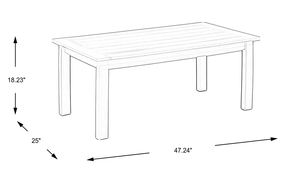 Dimension Image. Please refer to the Dimension Tab on this page for dimension details.