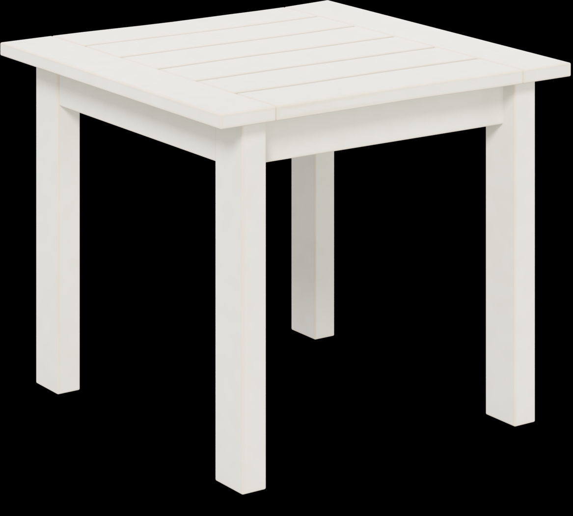 Eastlake White Outdoor End Table - Thumbnail - Image 1