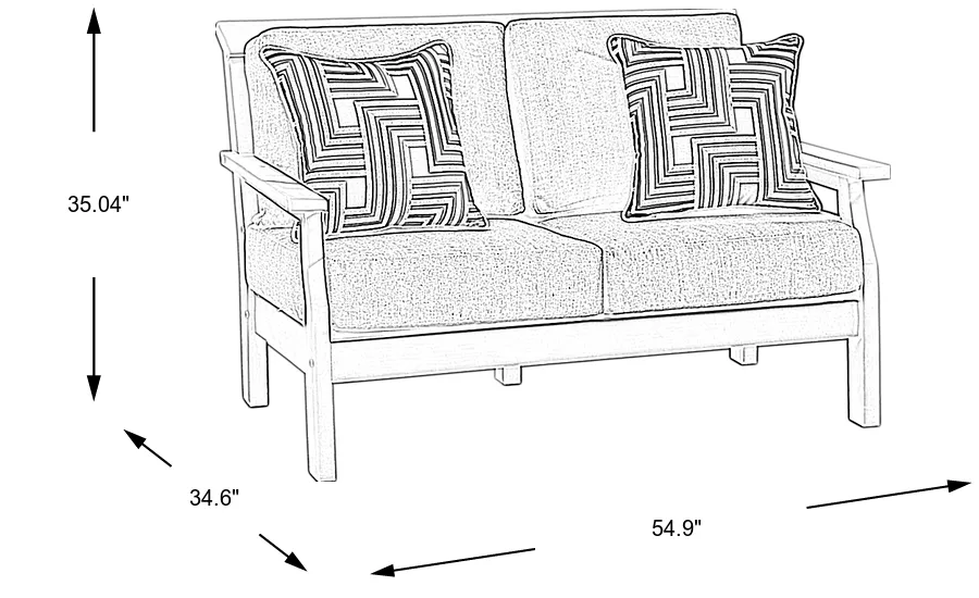 Dimension Image. Please refer to the Dimension Tab on this page for dimension details.