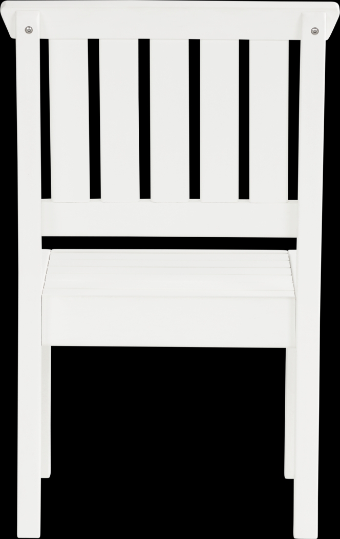 Eastlake White 7 Pc 71 in. Rectangle Outdoor Dining Set - Thumbnail - Image 9