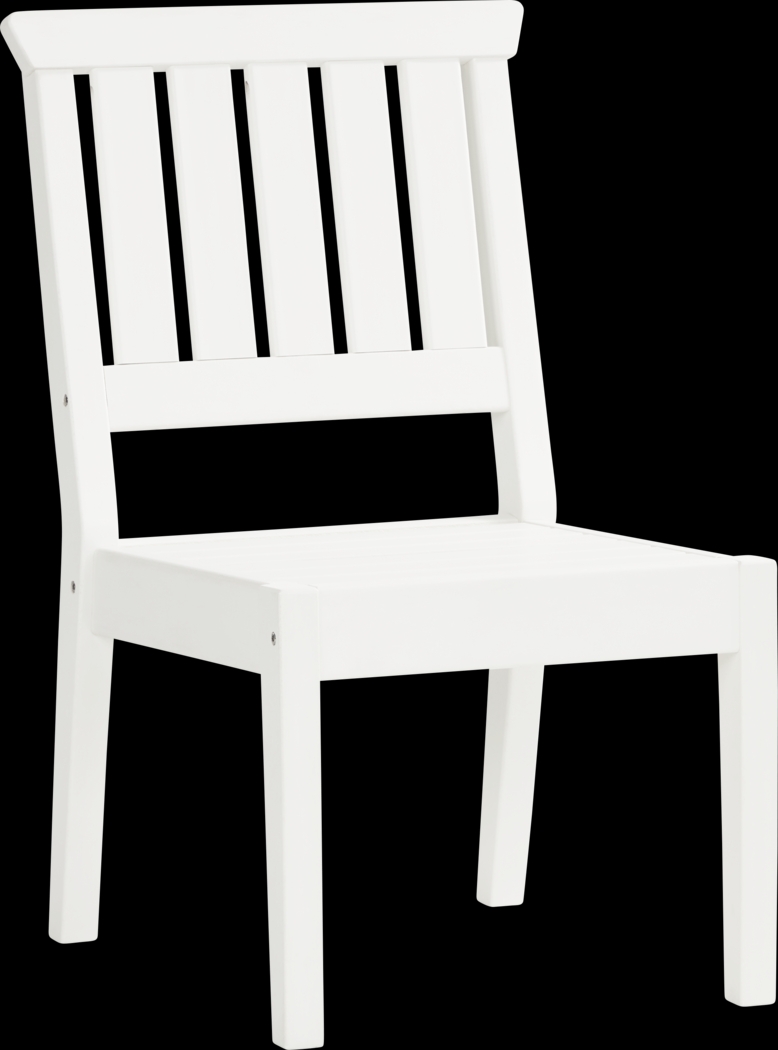 Eastlake White 7 Pc 71 in. Rectangle Outdoor Dining Set - Thumbnail - Image 7