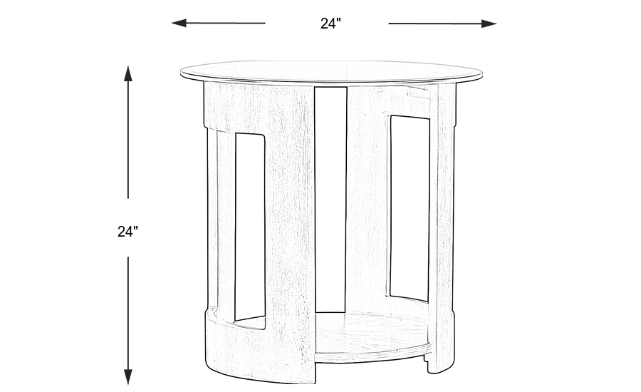 Dimension Image. Please refer to the Dimension Tab on this page for dimension details.
