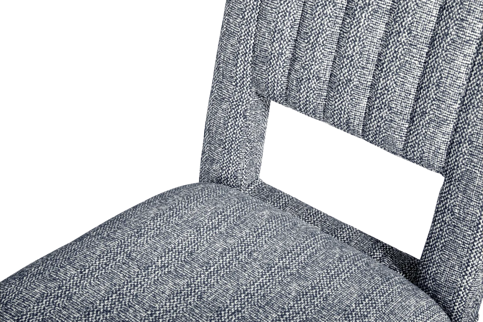 Eastleigh Charcoal 5 Pc Counter Height Dining Room with Blue Stools - Thumbnail - Image 6