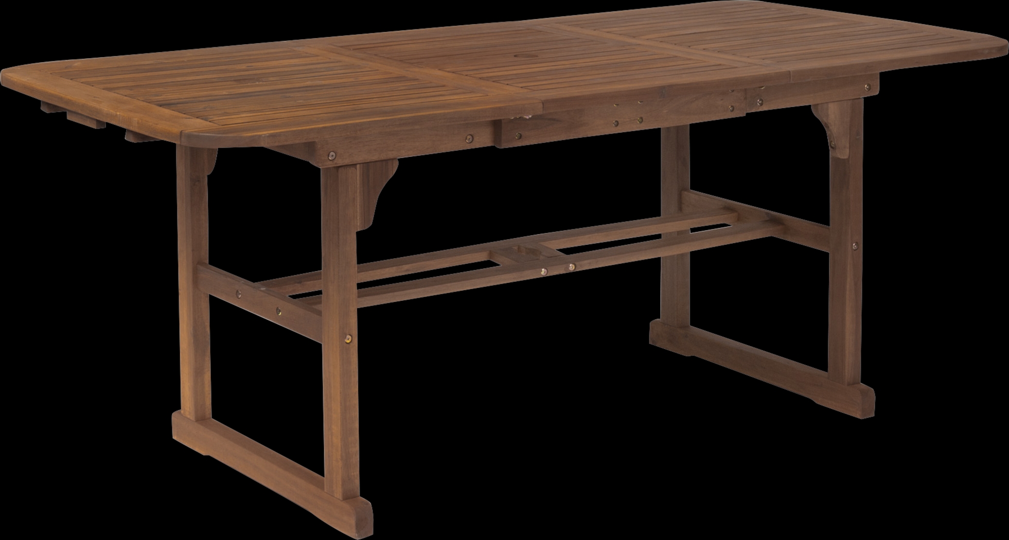 Eastline Dark Brown Outdoor Dining Table - Thumbnail - Image 1