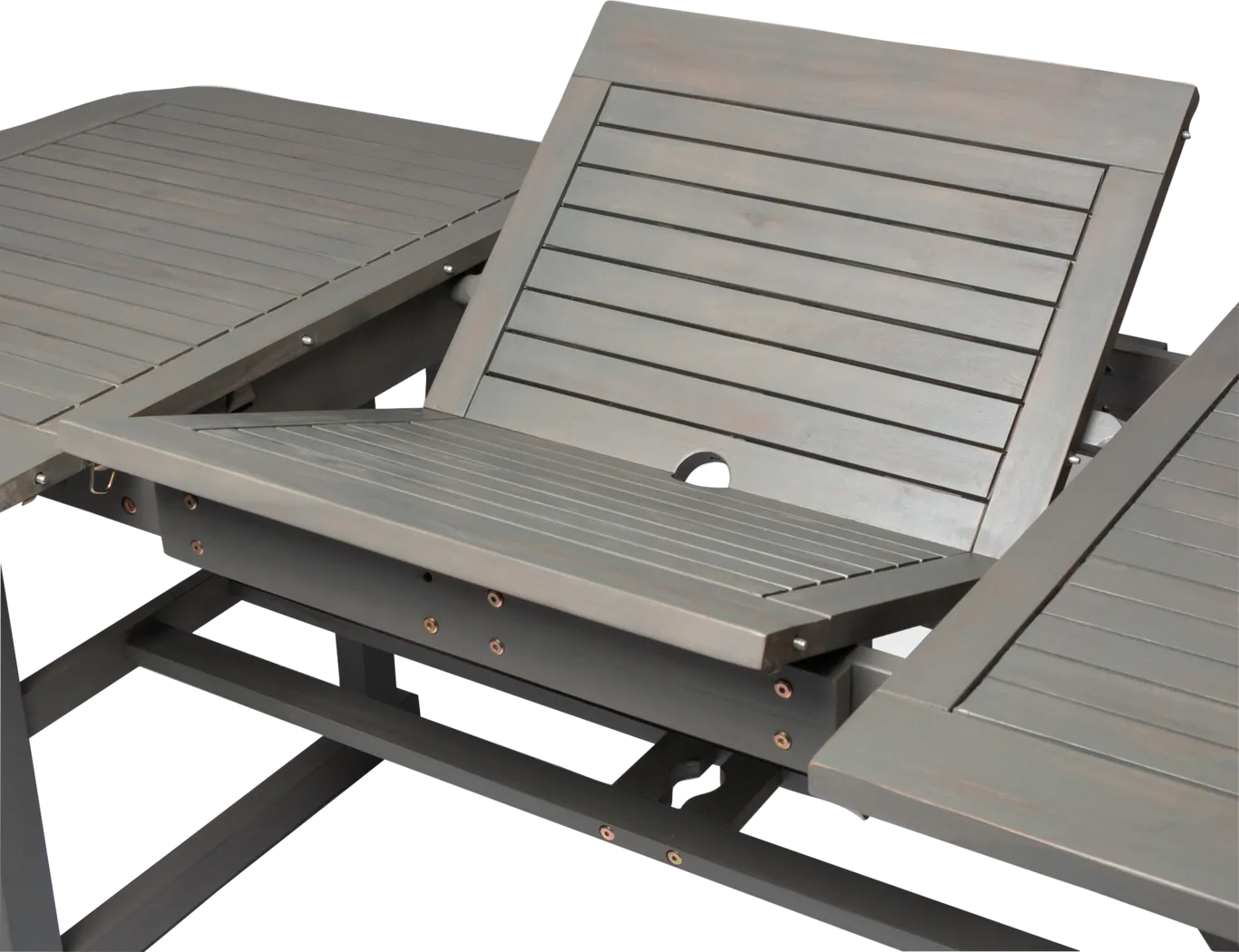 Eastline Gray Outdoor Dining Table - Thumbnail - Image 3