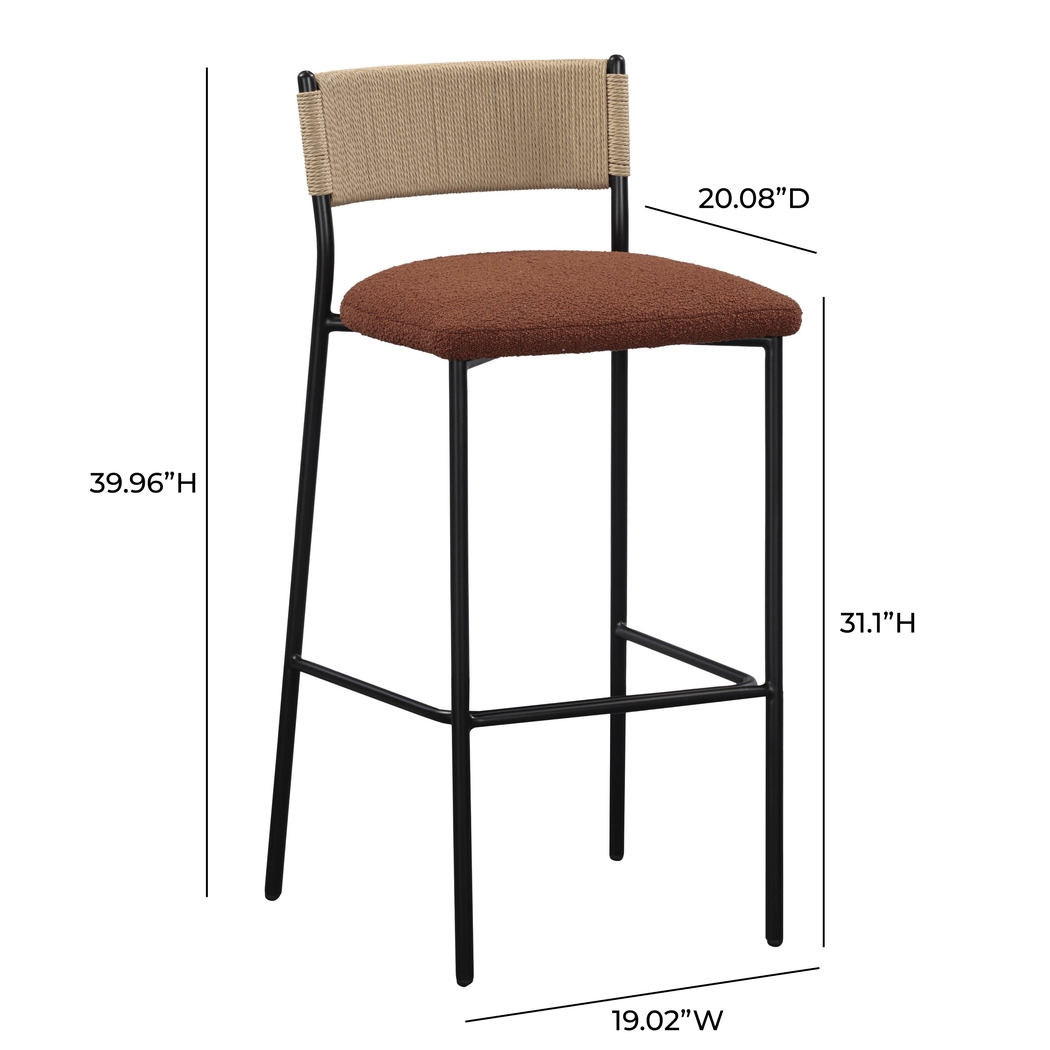 Eastlis Rust Barstool - Thumbnail - Image 6