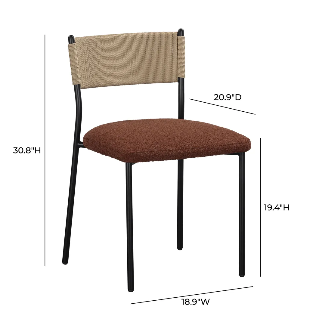 Eastlis Rust Dining Chair - Thumbnail - Image 7