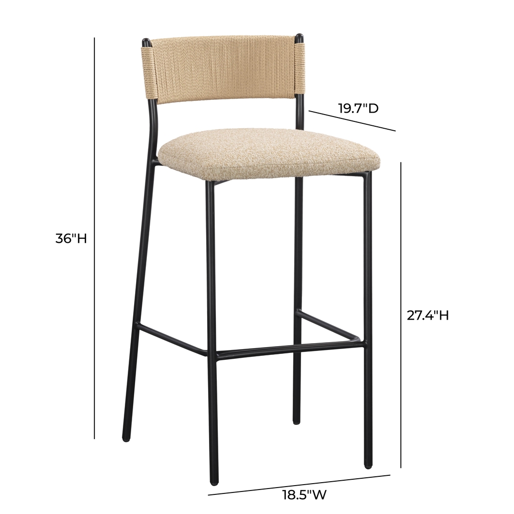 Eastlis Tan Counter Height Stool - Thumbnail - Image 6