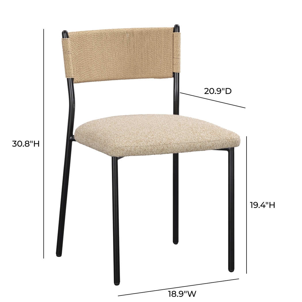 Eastlis Tan Dining Chair - Thumbnail - Image 7