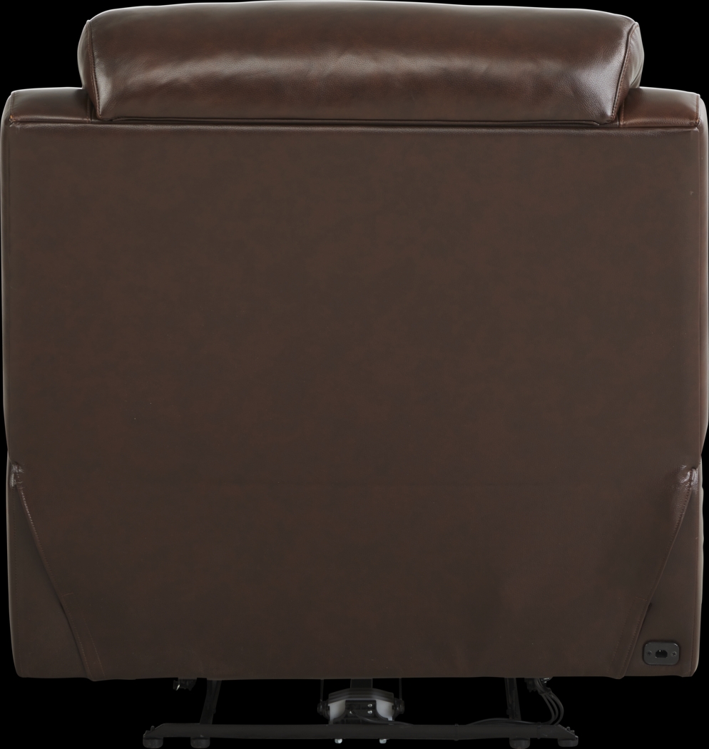 Eastmann Chocolate Leather 8 Pc Triple Power Reclining Living Room with Air Massage - Thumbnail - Image 18