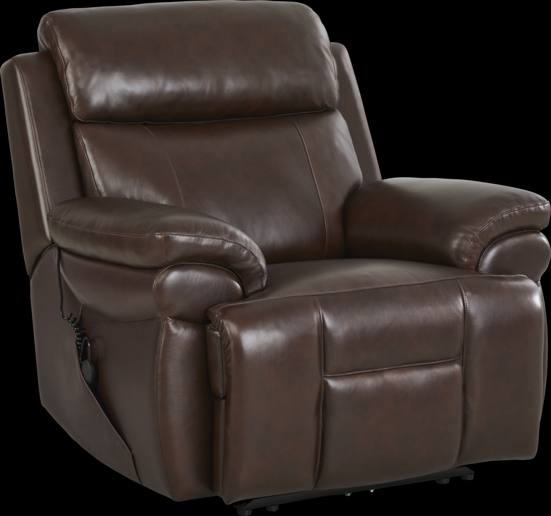 Eastmann Chocolate Leather 8 Pc Triple Power Reclining Living Room with Air Massage - Thumbnail - Image 15