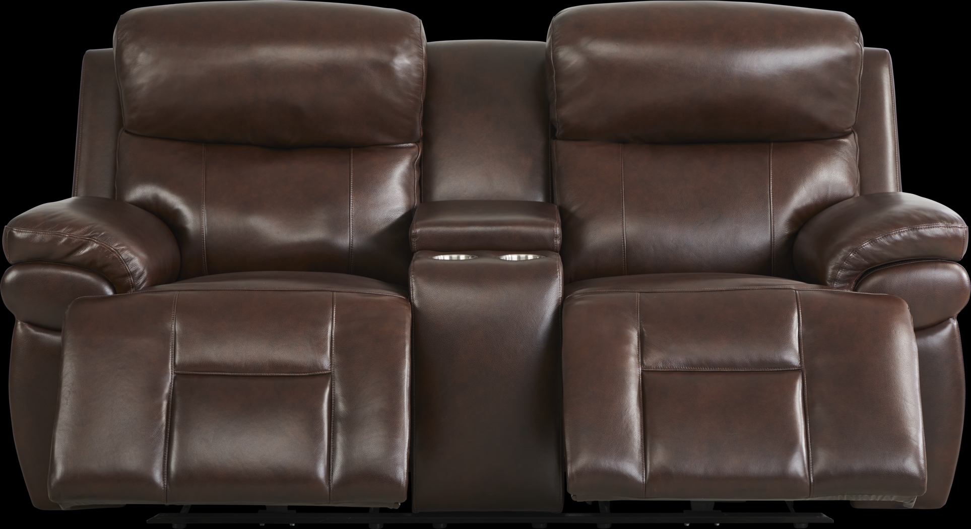 Eastmann Chocolate Leather 7 Pc Triple Power Reclining Living Room with Air Massage - Thumbnail - Image 12