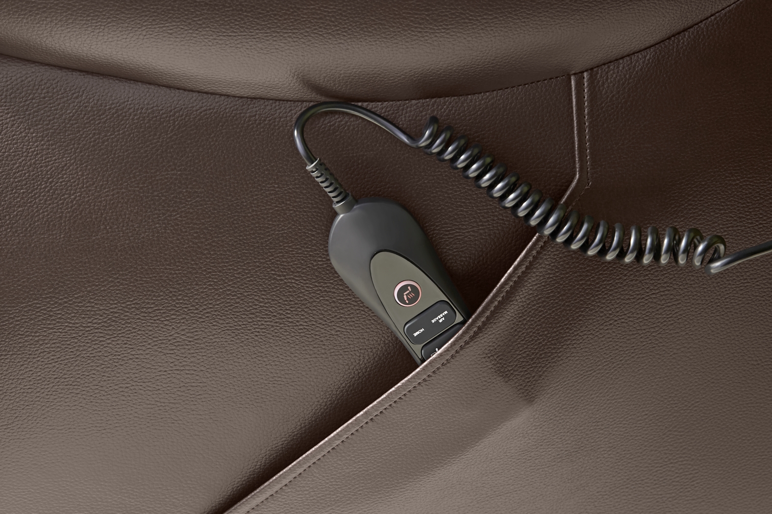 Eastmann Chocolate Leather 7 Pc Triple Power Reclining Living Room with Air Massage - Thumbnail - Image 7