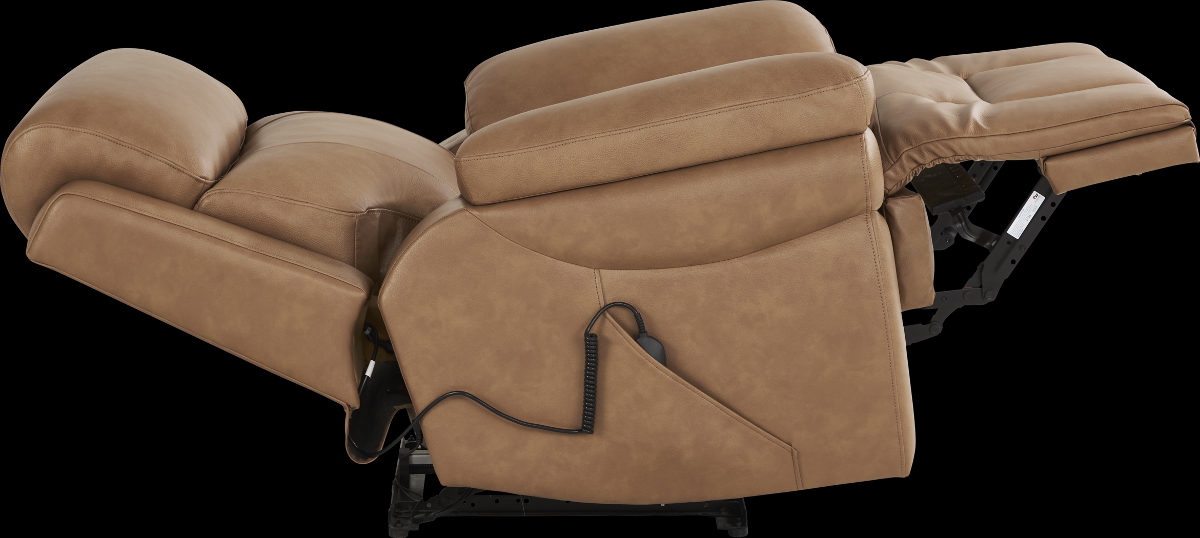 Eastmann Saddle Leather 8 Pc Triple Power Reclining Living Room with Air Massage - Thumbnail - Image 16