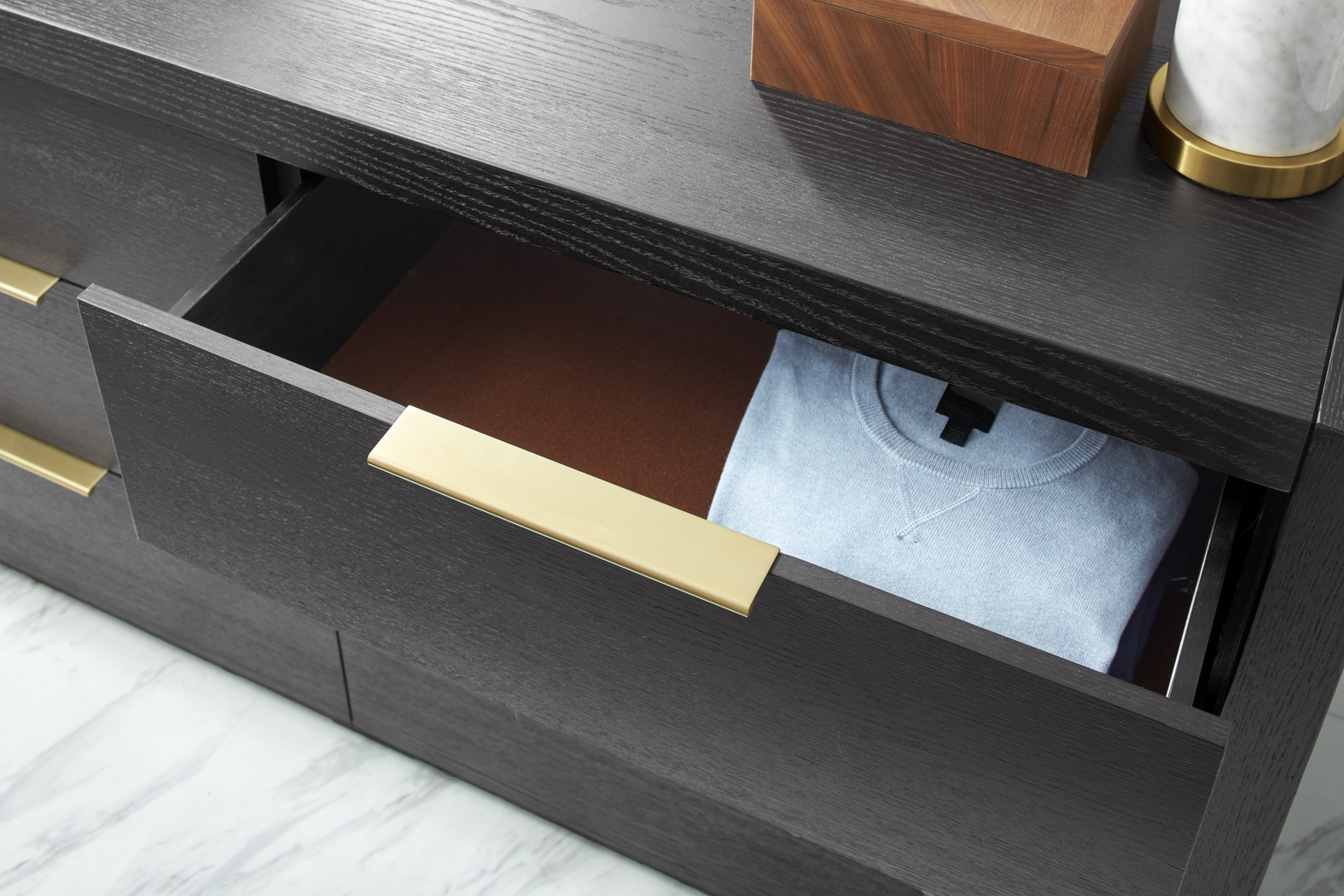 Easton Park Black 7 Pc Queen Storage Bedroom - Thumbnail - Image 10