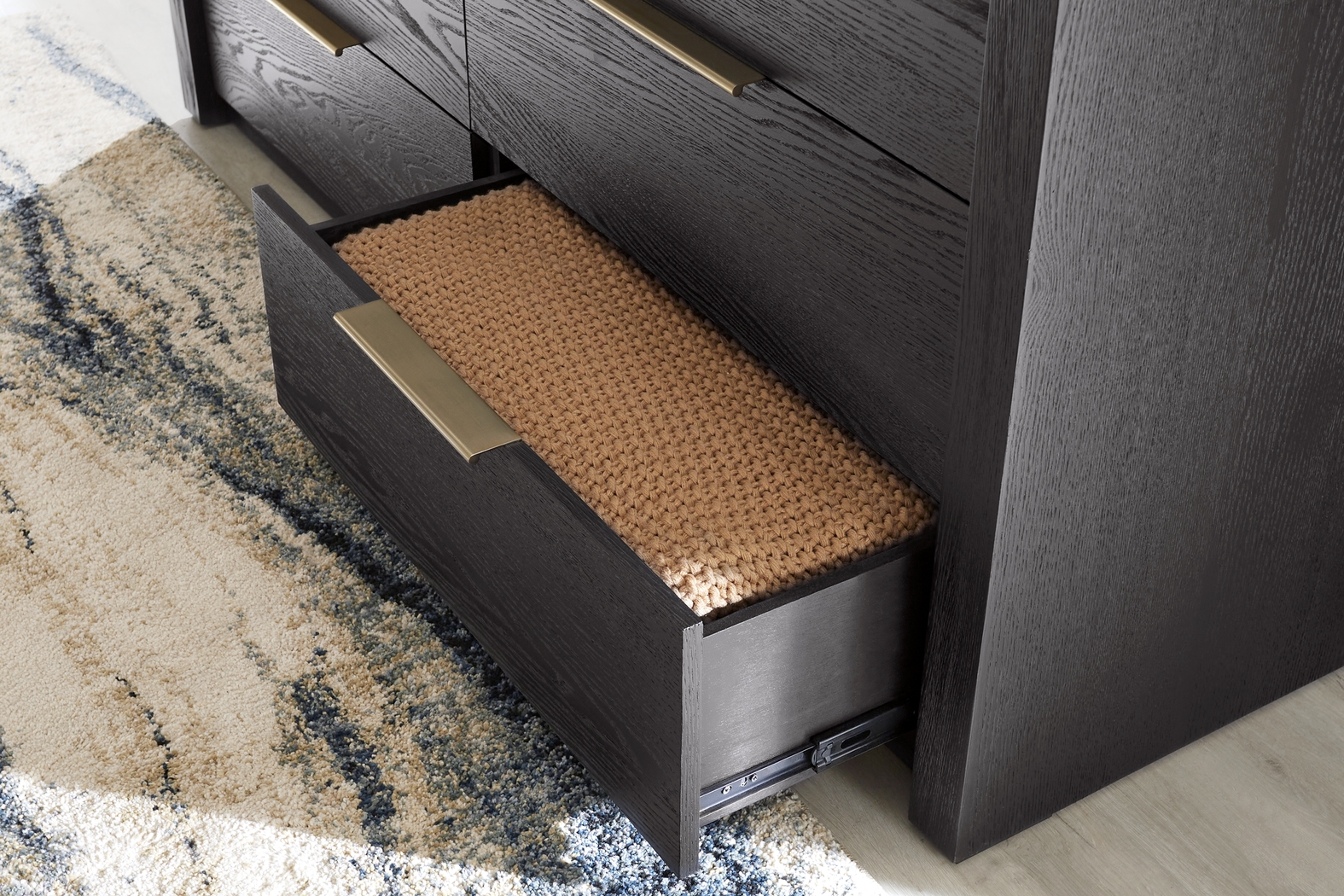 Easton Park Black 7 Pc Queen Storage Bedroom - Thumbnail - Image 11