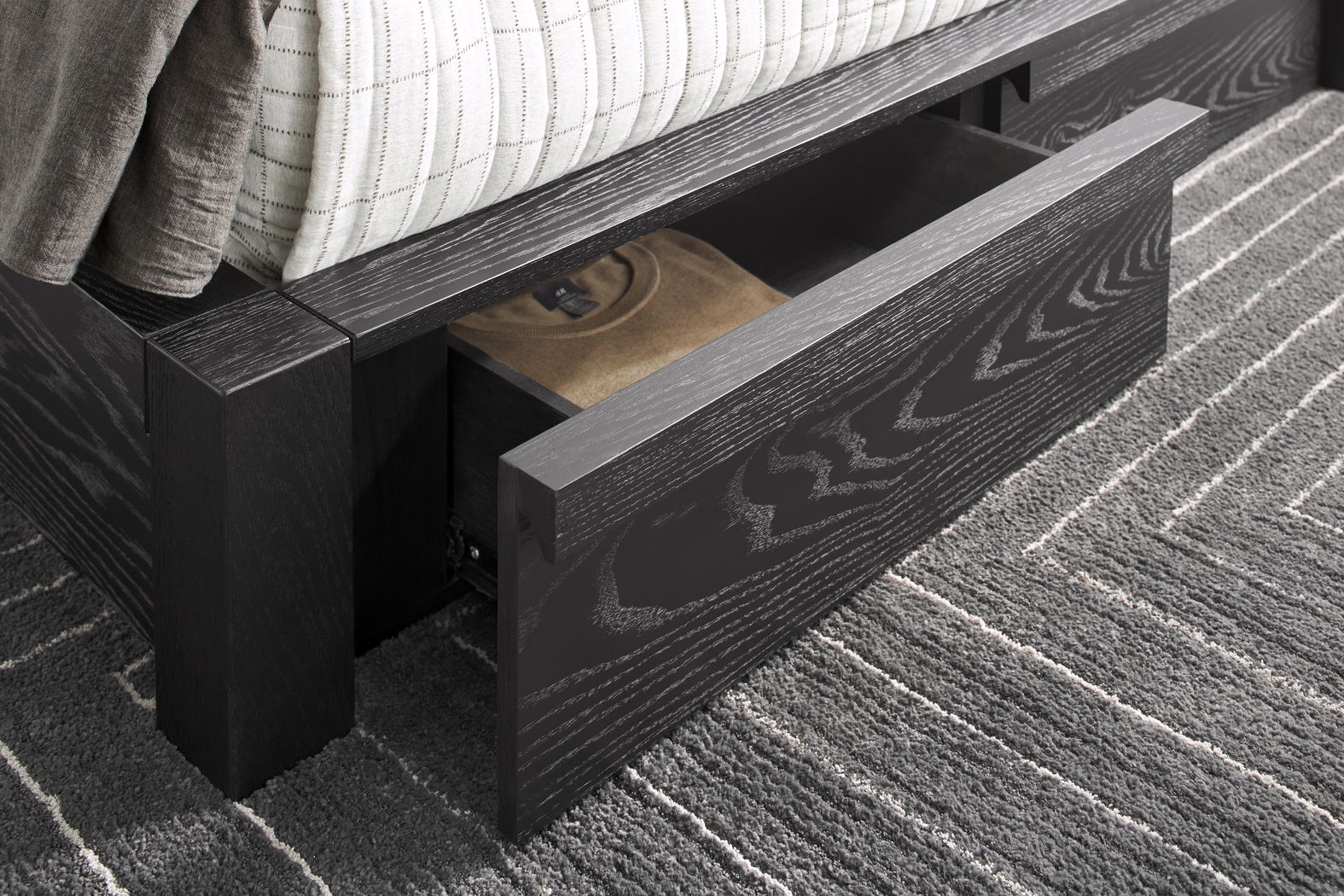 Easton Park Black 7 Pc King Storage Bedroom - Thumbnail - Image 5