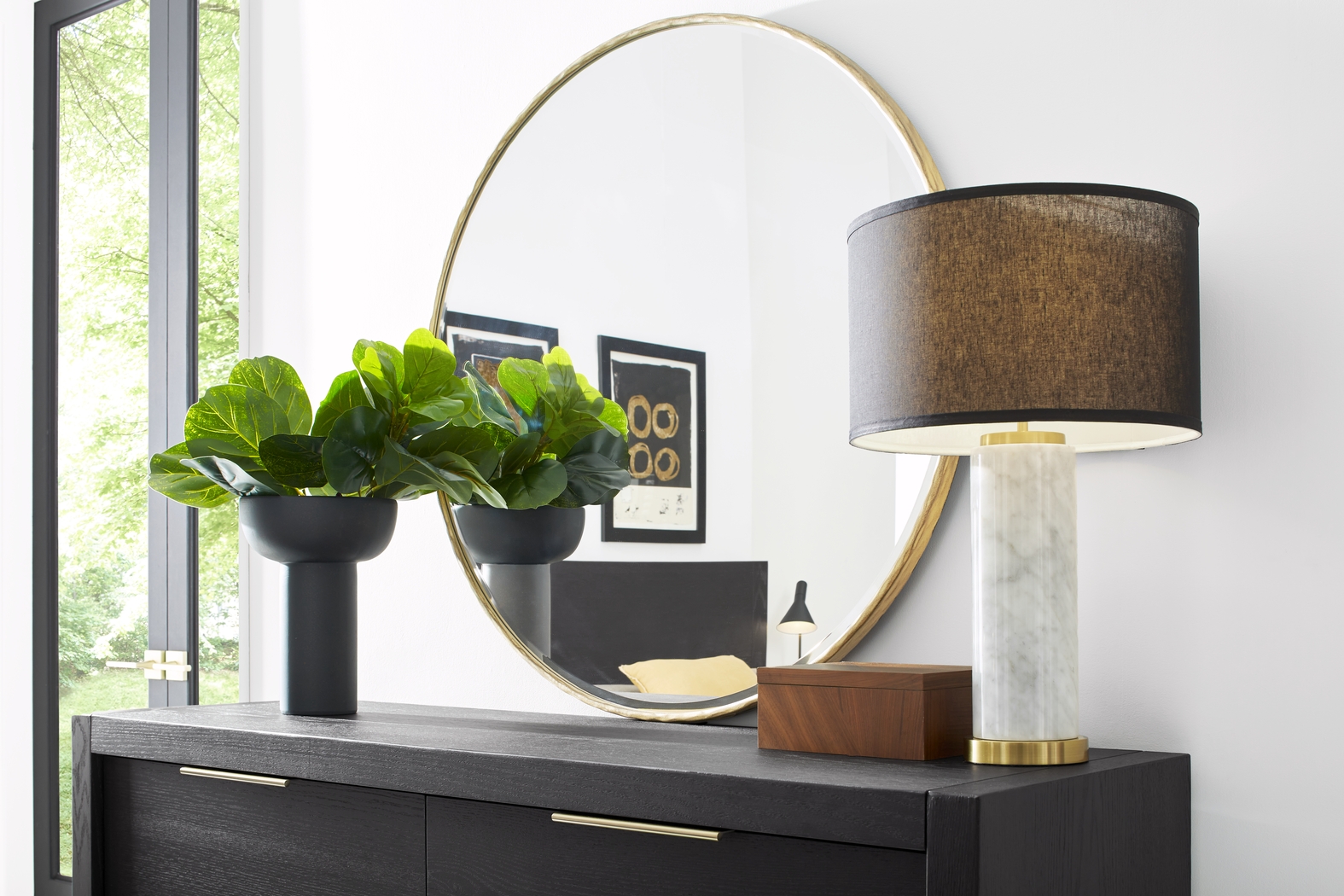 Easton Park Black 7 Pc Queen Storage Bedroom - Thumbnail - Image 18