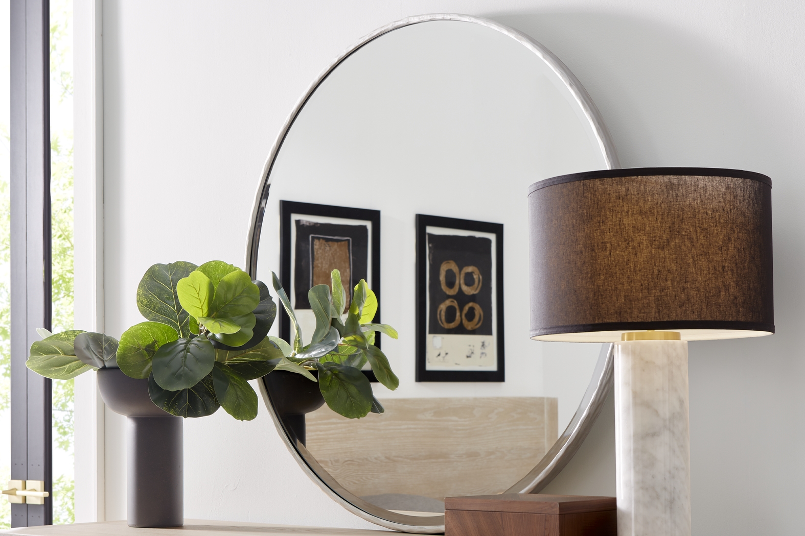 Easton Park Natural 7 Pc King Panel Bedroom - Thumbnail - Image 13