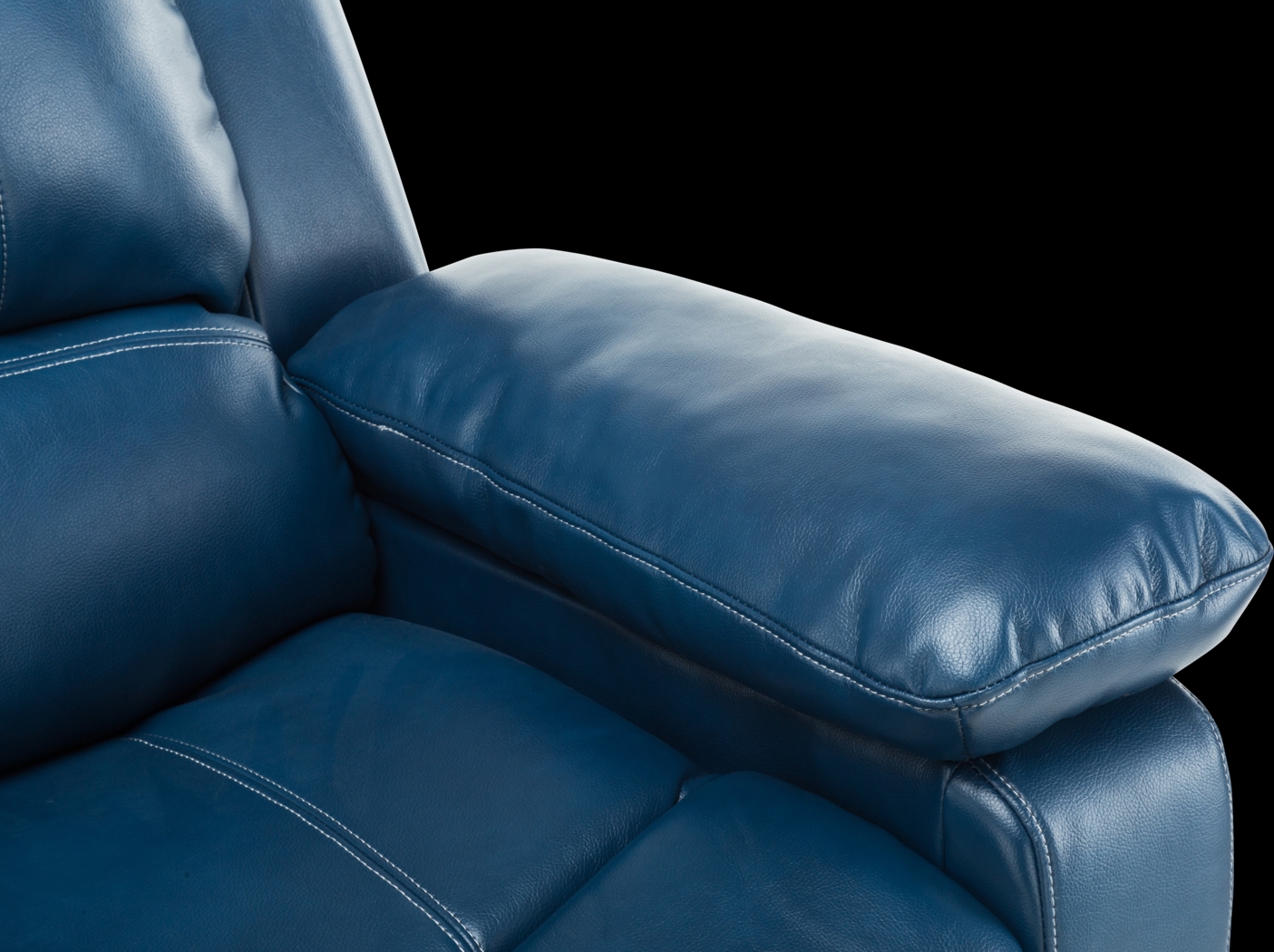 Eastover Blue Power Recliner - Thumbnail - Image 3