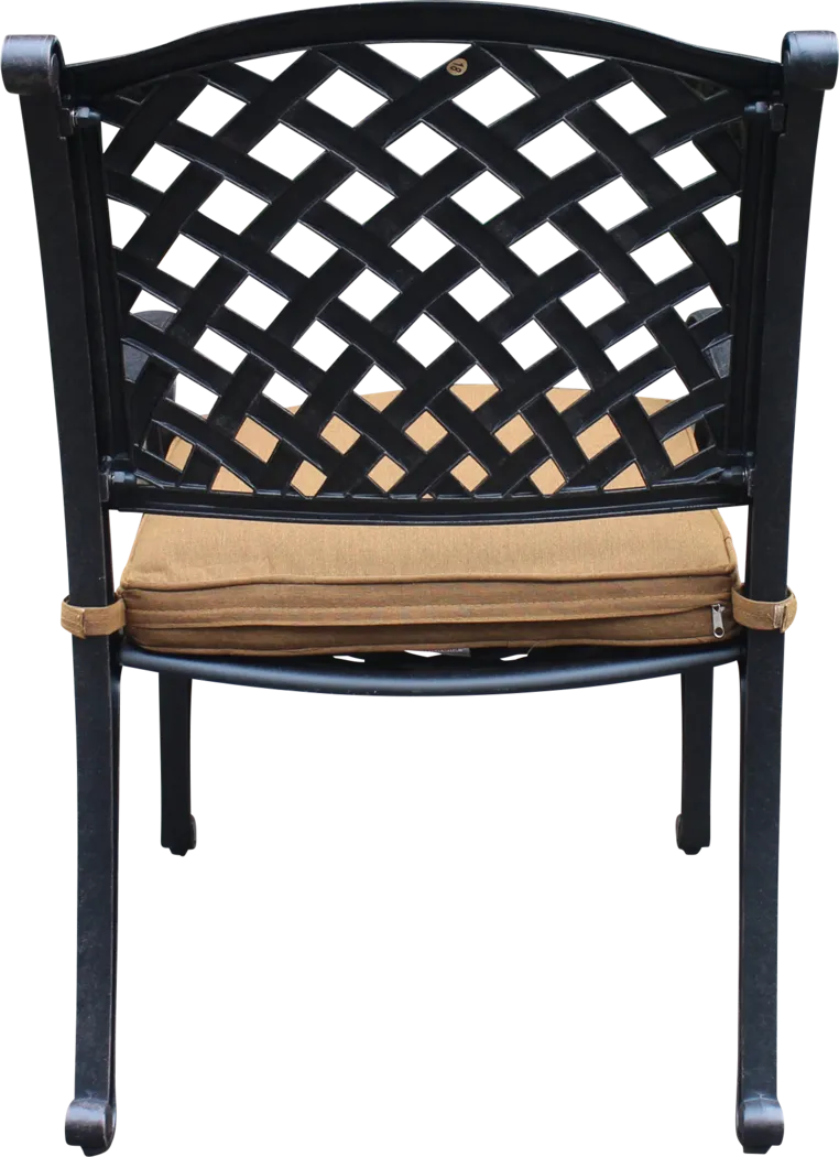 Eastport Manor Bronze 5 Pc Outdoor Square Dining Set - Thumbnail - Image 6