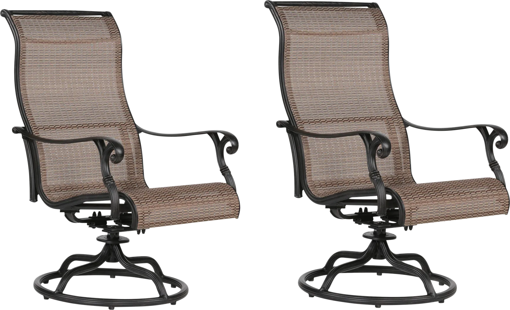 Eastport Manor Bronze 5 Pc Outdoor Square Dining Set - Thumbnail - Image 2