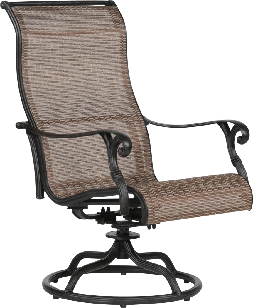 Eastport Manor Bronze 5 Pc Outdoor Square Dining Set - Thumbnail - Image 3