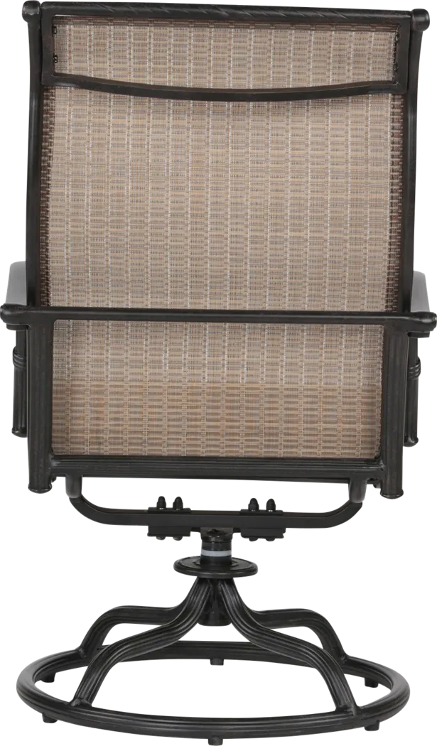 Eastport Manor Bronze 5 Pc Outdoor Square Dining Set - Thumbnail - Image 7